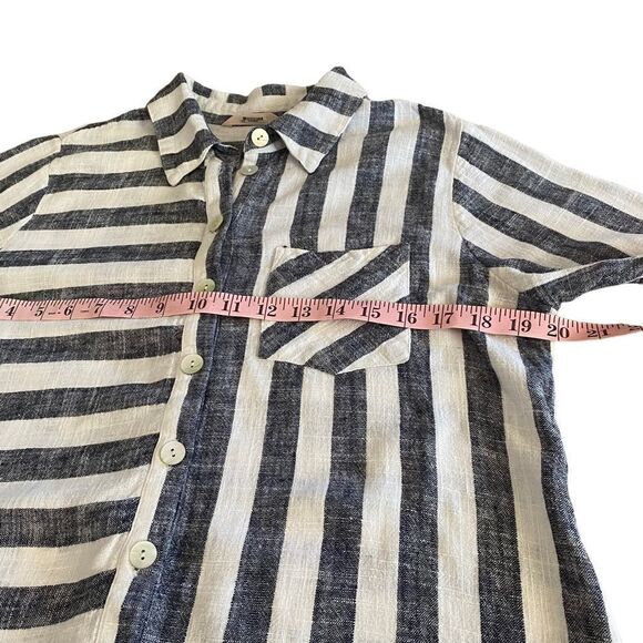 Soft Surroundings | Camina Linen Blend Shirt, Size M - Picture 6 of 8